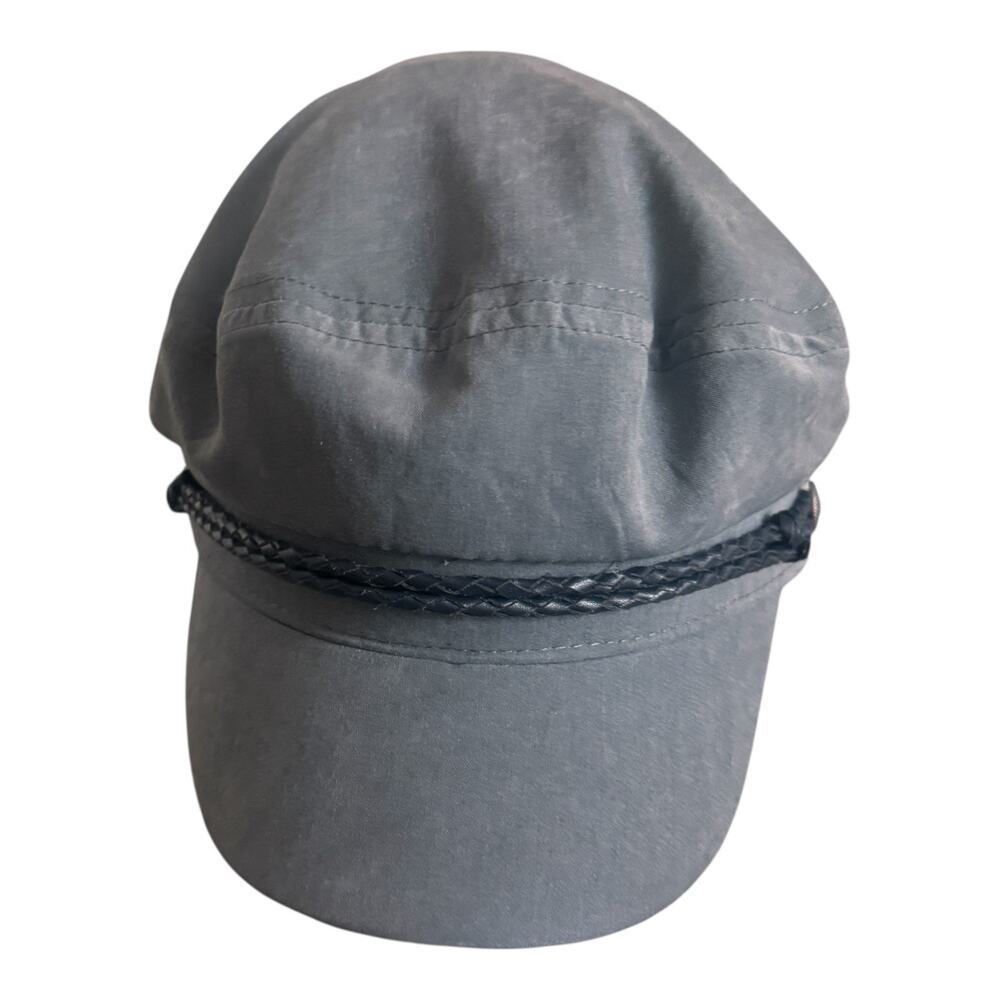 Brixton Fiddler Cap Gray Small Rope Fisherman Captain Newsboy Hat